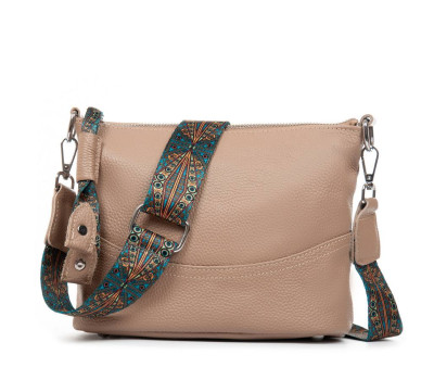 Сумка Шкіряна Жіноча Класична ALEX RAI 99120 khaki