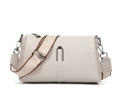 Сумка Шкіряна Жіноча Класична ALEX RAI 99105-2 beige