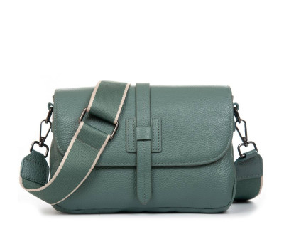 Сумка Шкіряна Жіноча Класична ALEX RAI 99106 blue green