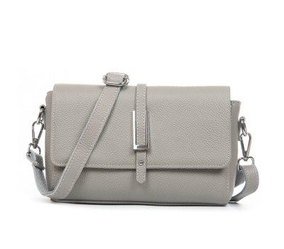 Сумка Шкіряна Жіноча Класична ALEX RAI 99121 l.gray