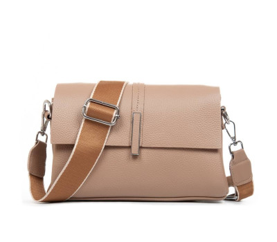 Сумка Шкіряна Жіноча Класична ALEX RAI 77001 l.khaki