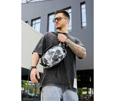 Сумка через плече бананка Sambag Flex Pro принт "SPOT"