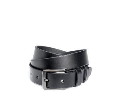 Чоловічий шкіряний ремінь SM чорний