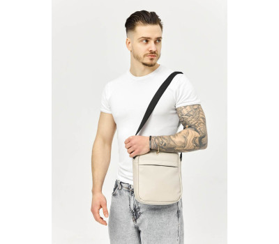 Сумка через плече месенджер Sambag Makros сіра