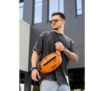 Сумка через плече бананка Sambag Flex помаранчева