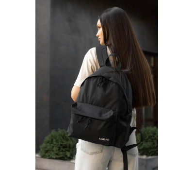 Жіночий рюкзак Sambag Active чорний тканевий