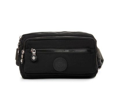 Сумка Женская Текстиль на пояс полиамид Jielshi ZT-019 black