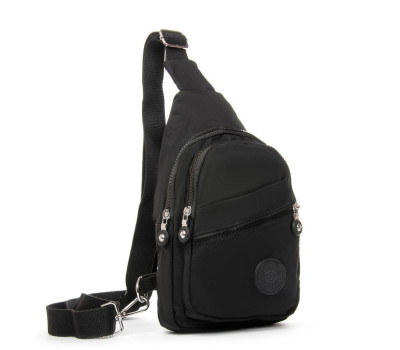 Сумка Женская Текстиль бананка полиамид Jielshi 0879 black