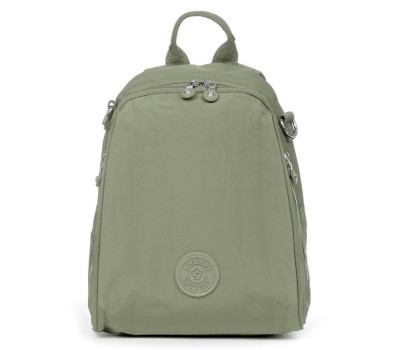 Сумка Женская Текстиль рюкзак полиамид Jielshi 7020 d.green