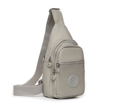 Сумка Женская Текстиль бананка полиамид Jielshi AK-011 beige