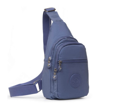 Сумка Женская Текстиль бананка полиамид Jielshi AK-011 l.blue