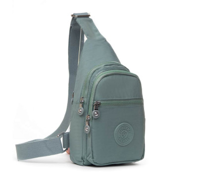 Сумка Женская Текстиль бананка полиамид Jielshi AK-011 b.blue