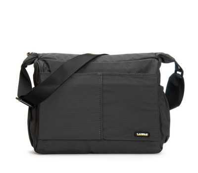 Сумка Чоловіча на плече нейлон Lanpad 8652 grey почтальон