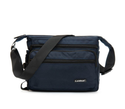 Сумка Чоловіча на плече нейлон Lanpad 8659 blue почтальон