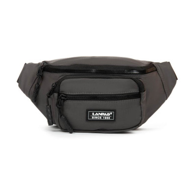 Сумка Чоловіча На пояс нейлон Lanpad 83043 grey