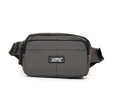 Сумка Чоловіча На пояс нейлон Lanpad A63749 grey
