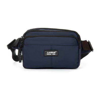 Сумка Чоловіча На пояс нейлон Lanpad A63749 blue