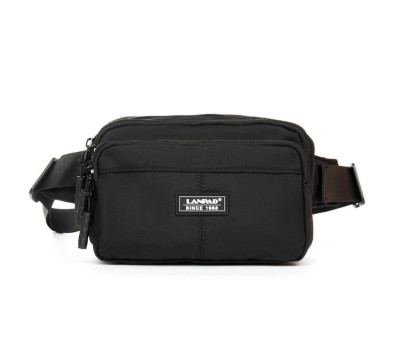 Сумка Чоловіча На пояс нейлон Lanpad A63749 black