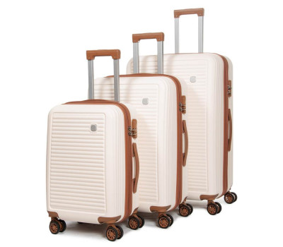 Дорожня Валіза 31 ABS-пластик FASHION A12 white