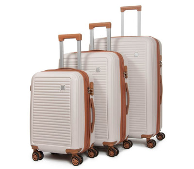 Дорожня Валіза 31 ABS-пластик FASHION A12 lt.grey