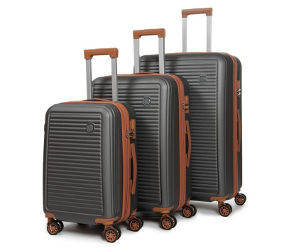 Дорожня Валіза 31 ABS-пластик FASHION A12 dark-grey