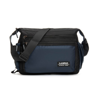 Сумка Чоловіча на плече нейлон Lanpad 82012 blue почтальон