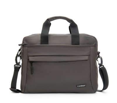 Сумка Чоловіча Для Ноутбука нейлон Lanpad 37017 grey