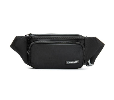 Сумка Чоловіча На пояс нейлон Lanpad 35002 black