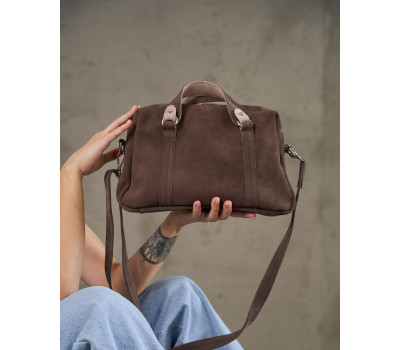 Жіноча шкіряна сумка «Меланія» капучино WeLassie