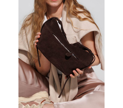 Жіноча шкіряна сумка «Сицилия» шоколадна WeLassie