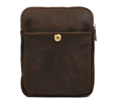 Шкіряна сумка через плече RC-0061-4lx TARWA коричневий крейзі хорс