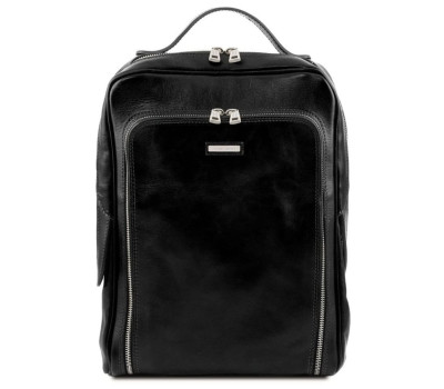 Шкіряний рюкзак для ноутбука з переднім відділенням від Tuscany Bangkok TL141793