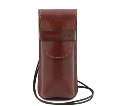 Ексклюзивний шкіряний футляр для окулярів Tuscany TL141282