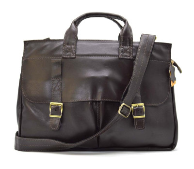 Чоловіча шкіряна сумка з відділом для ноутбука GC-7107-1md TARWA