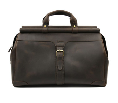 Саквояж середній натуральної кінської шкіри RC-1402-4lx TARWA коричневий