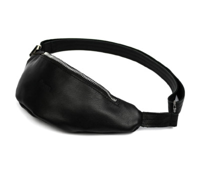 Поясна чорна сумка зі шкіри Наппа маленького розміру TARWA GA-3004-4lx