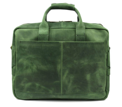 Чоловіча сумка для ноутбука 17" із натуральної шкіри RE-1019-3md від TARWA