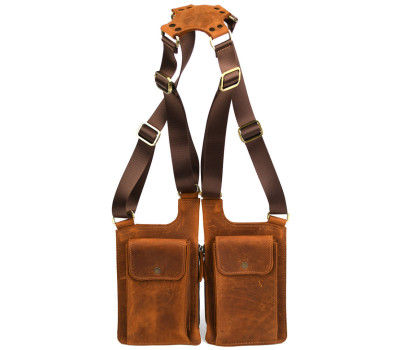Сумка кобура TARWA RB-2200RL-4lx подвійна коньячна