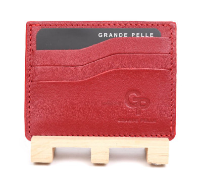 Кардхолдер CardCase, червоний Grande Pelle 305660