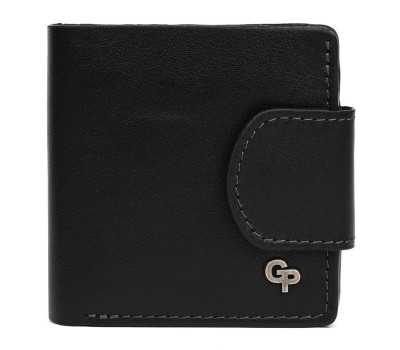 Портмоне з монетницею Grande Pelle 500610 чорне