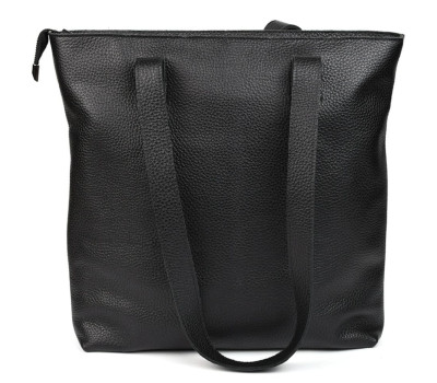 Жіноча сумка шоппер шкіра Limary lim-3440FA чорний флотар