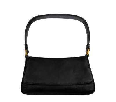 Женская кожаная сумка багет черная - Bright Lights, Big City - Time Resistance 5247301