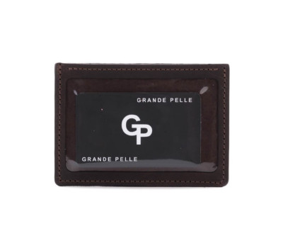 Обкладинка на пенсійне посвідчення GP 217120 коричнева крейзі хорс