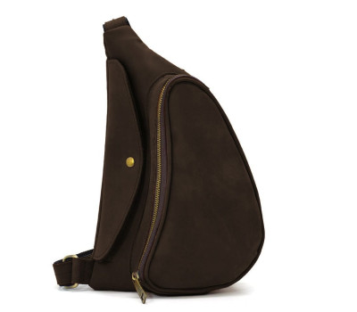 Шкіряний рюкзак TARWA RC-3025-3md рюкзак-слінг на одне плече