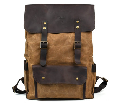 Рюкзак для ноутбука з канвас та крейзі RCW-9001-4lx TARWA