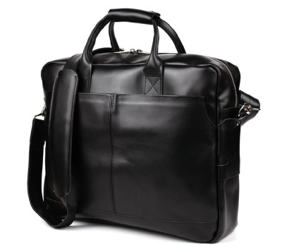 Чоловіча сумка для ноутбука 17" із натуральної шкіри ZA-1019-4lx від TARWA глянець