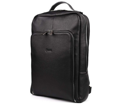 Шкіряний рюкзак для ноутбука 15" дюймів FA-1240-4lx у чорному флотарі