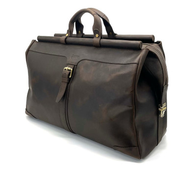 Саквояж великий з натуральної кінської шкіри RC-1403-4lx TARWA коричневий