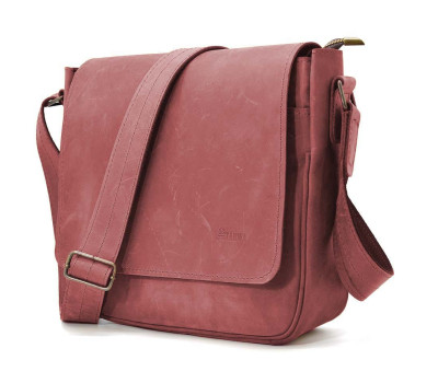 Чоловічі шкіряні сумки через плече RW-0002-3md TARWA марсала