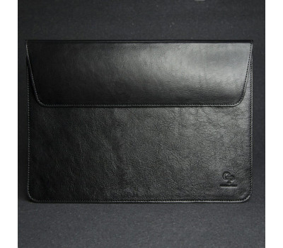 Шкіряний чохол для MacBook 13', чорний